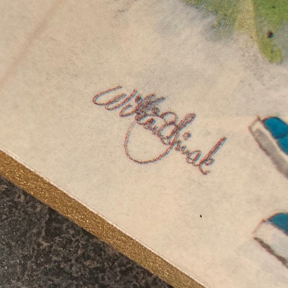 Jesus Baseball cross wall decor hard back gold trim - Picture 4 of 7